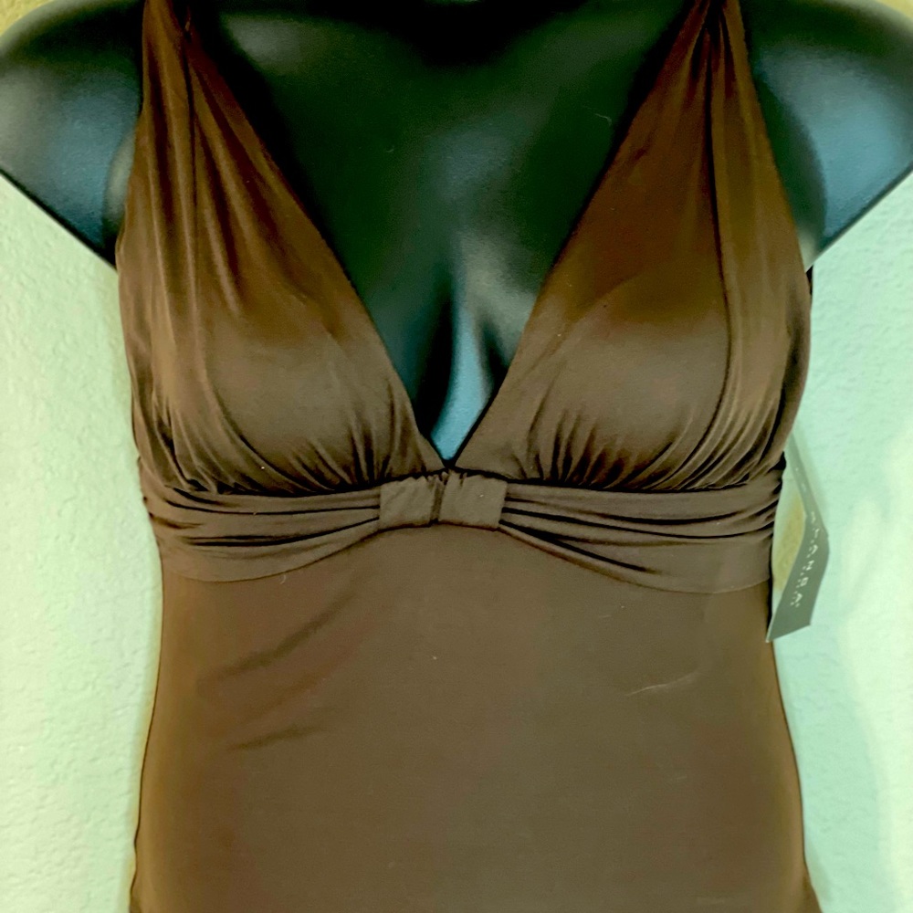 Brown Lycra top